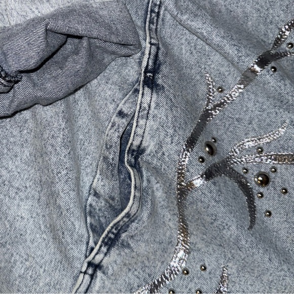 Vintage Oversized Women’s Acid Washed Denim Jacket: By Gabriel “California” 2X - Picture 4 of 7